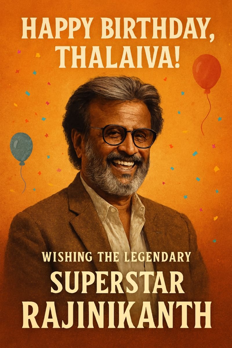 Happy Birthday Thalaiva poster