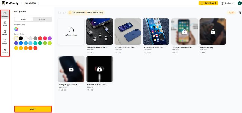  tools for editing image