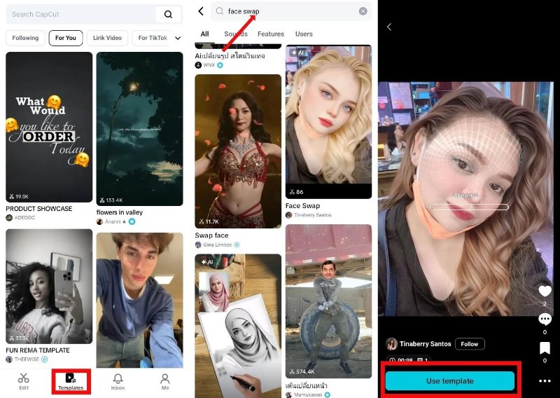 using-face-swap-templates