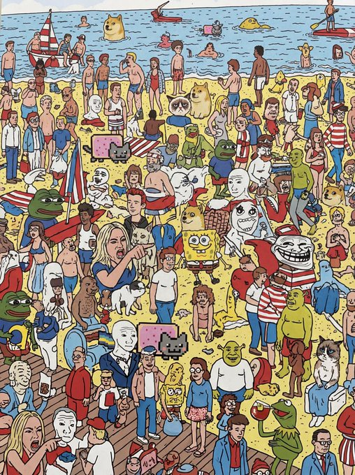 Where's Wally meme made with Nano Banana Pro