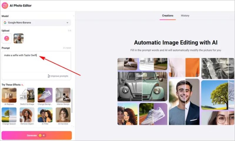 write a clear ai prompt