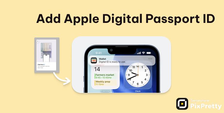 Apple Digital ID passport in Apple Wallet on iPhone
