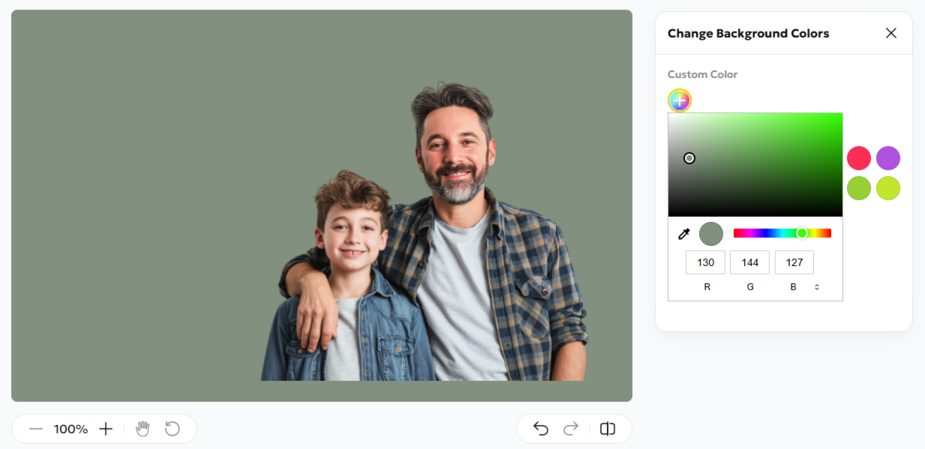 change background color