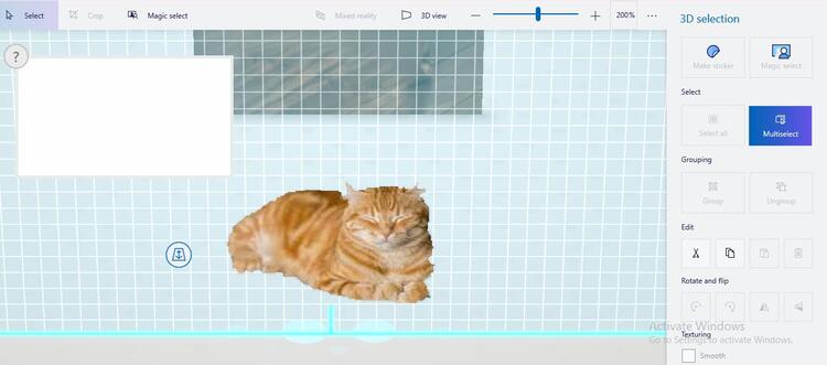 how to make background transparent in 3d paint step 4