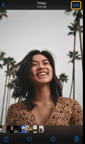 편집 버튼 누르기