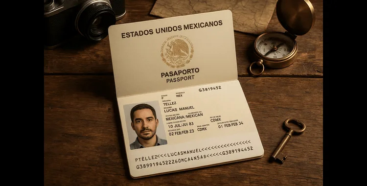 mexican passport biographic page