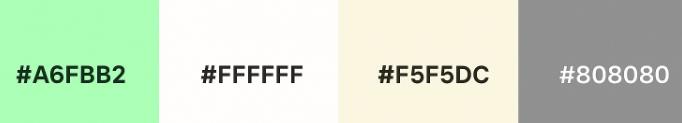 light mint green in Neutral Palette