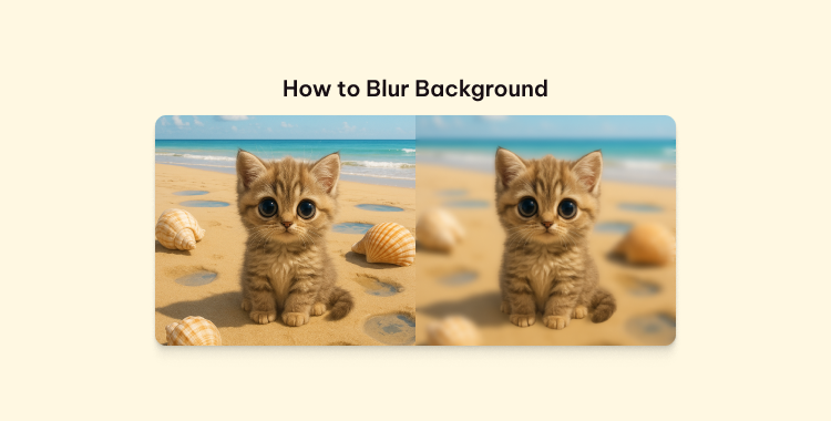 How to Blur Background on iPhone