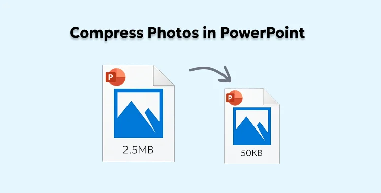 compress photos in powerpoint