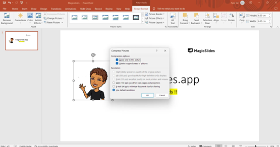 delete cropped areas of pictures