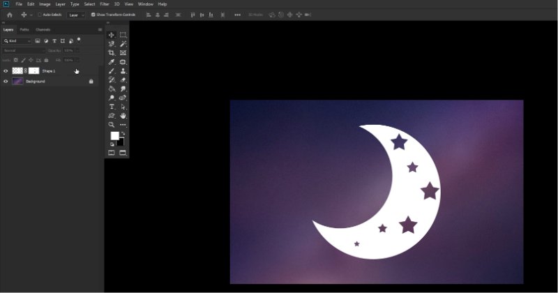 erase the black color