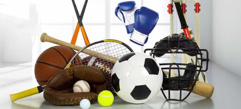 fitness equipment and sports gear