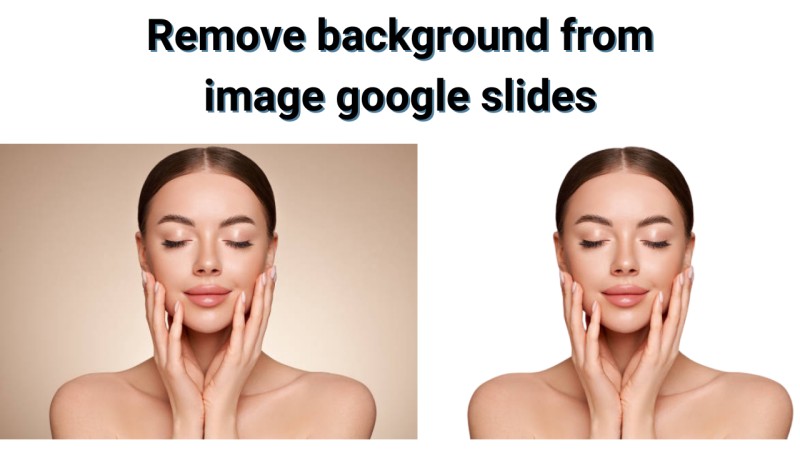 Google Slides remove background from image guide