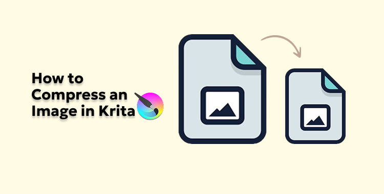 how to compress an image in krita