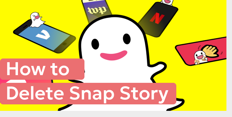 how to delete snap from story