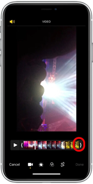 hold a slider for a second