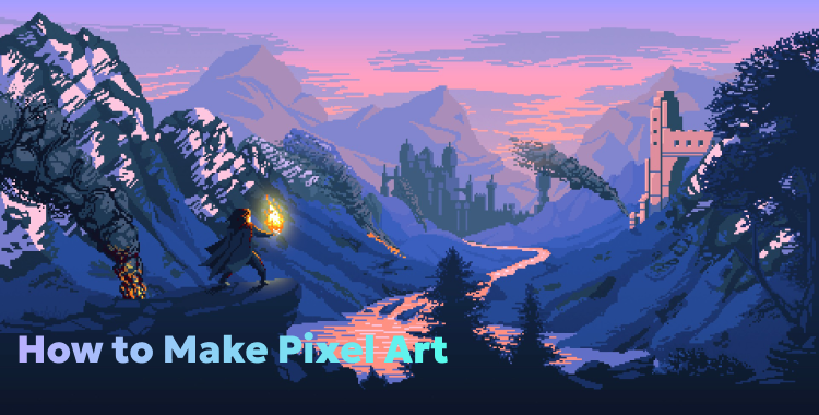 how to make pixel art​