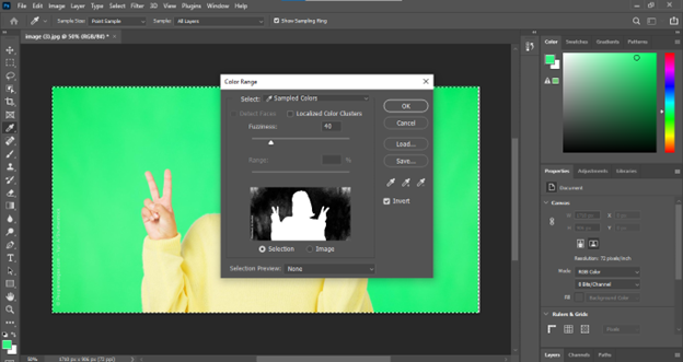 photoshop color needs to be removed