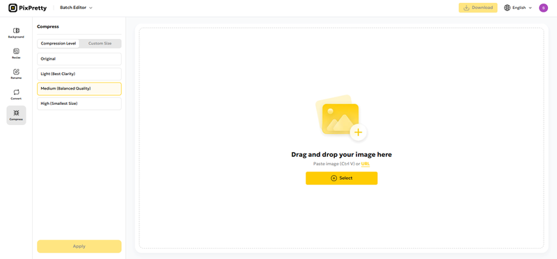 Bildgröße kostenlos in KB reduzieren
