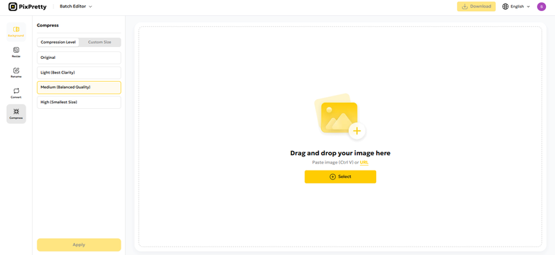 Bildgröße kostenlos in KB reduzieren