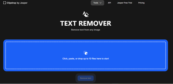 Clipdrop Text Entferner