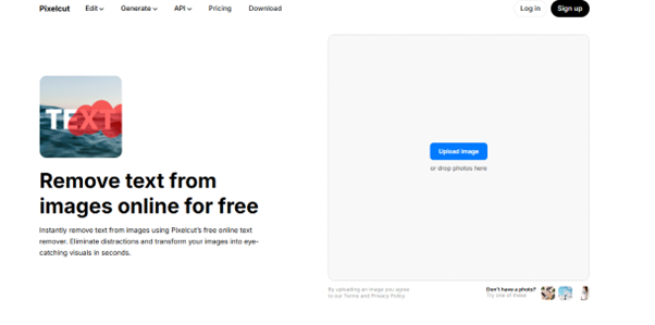 Pixelcut AI Text Entferner