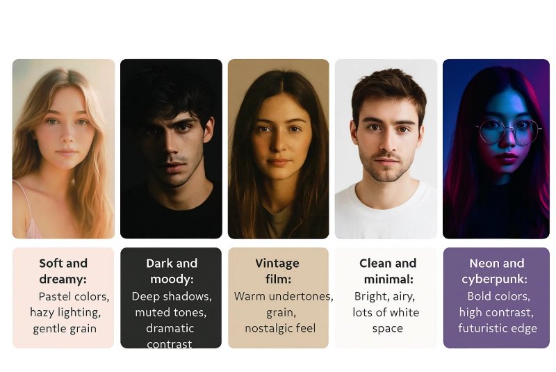 감성 인스타 프사 색감 예시