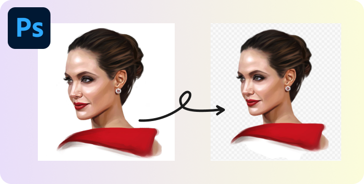 erase white background photoshop