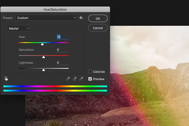 photoshop overlays color
