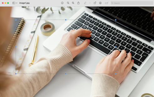preview app drag to select