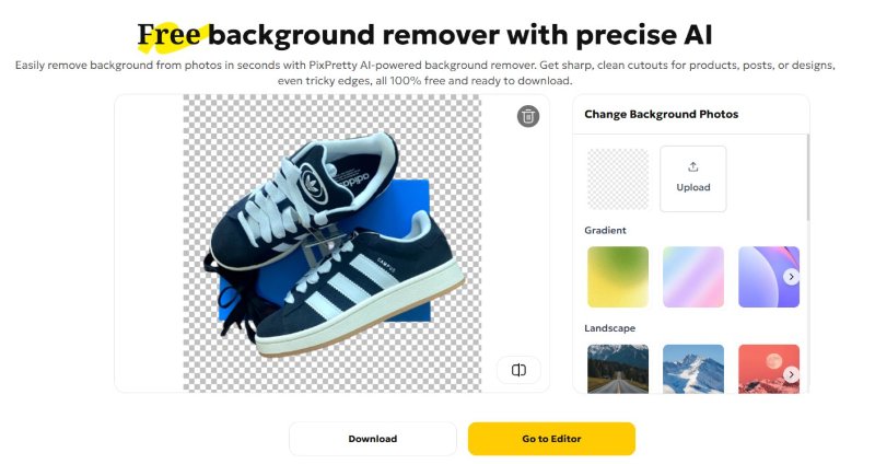 3단계: 배경 제거 및 편집