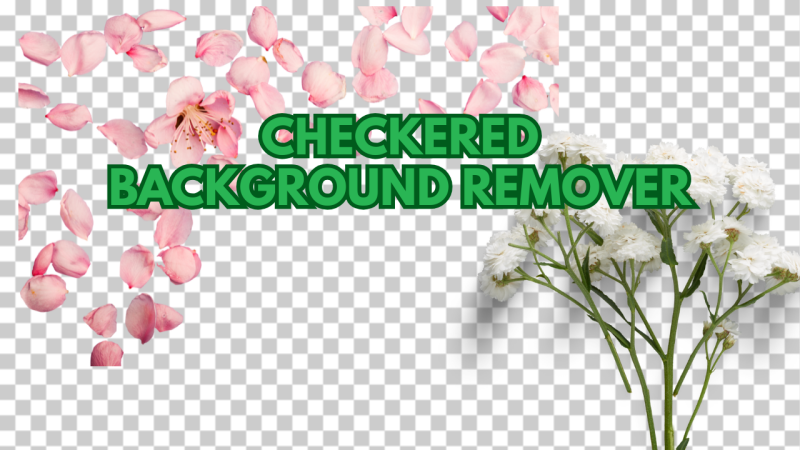 Remove checkered background from images guide