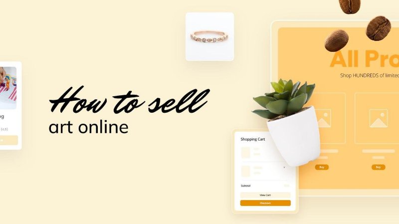 step to sell art online