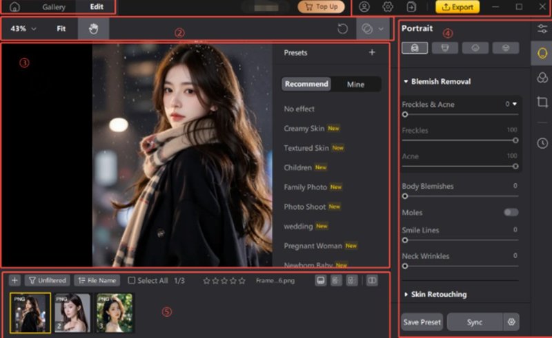 Toolbox of PixPretty AI