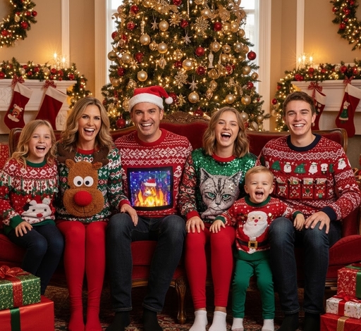 family photo color schemes christmas