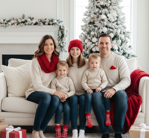 family photo color schemes christmas