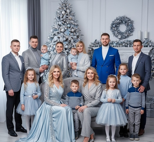 family photo color schemes christmas