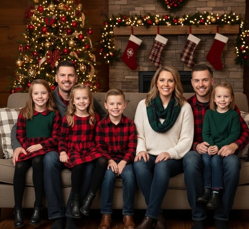 family photo color schemes christmas