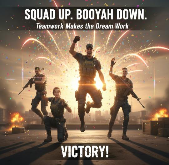 Squad Celebration Snapshot