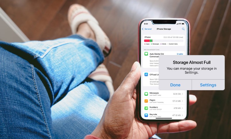 free up device storage