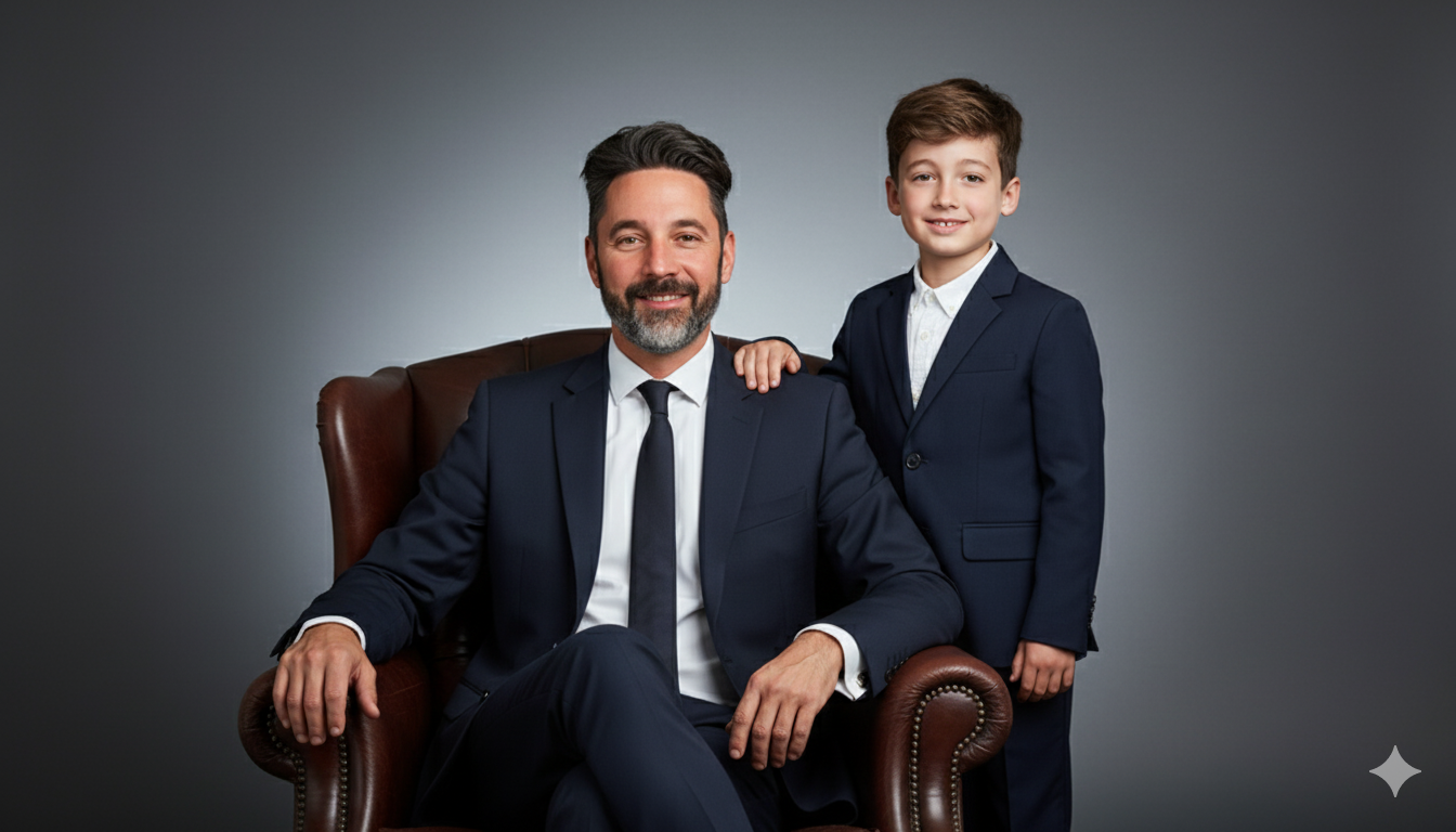gemini ai father and son photo prompts