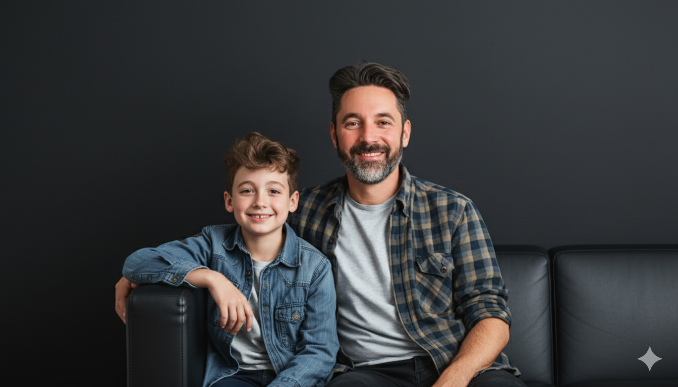 gemini ai father and son photo prompts
