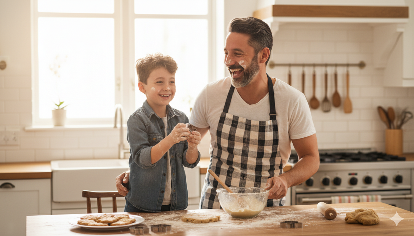 gemini ai father and son photo prompts