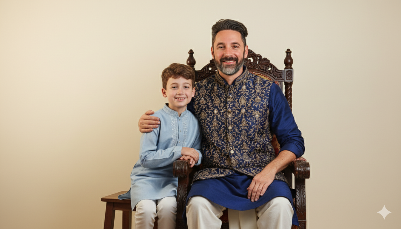 gemini ai father and son photo prompts