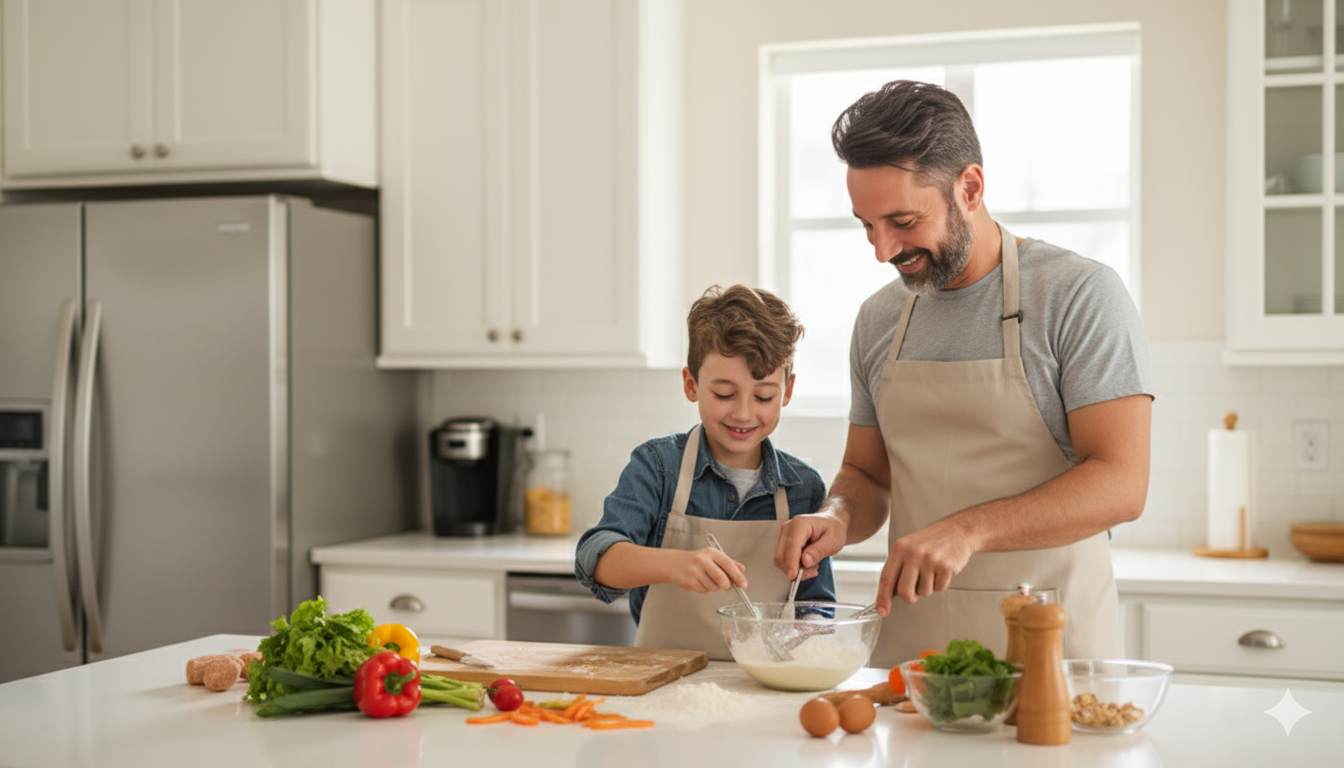gemini ai father and son photo prompts