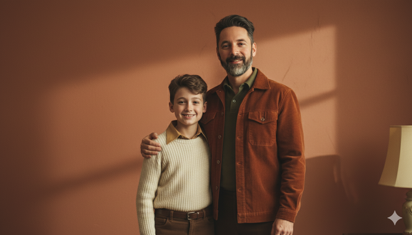 gemini ai father and son photo prompts
