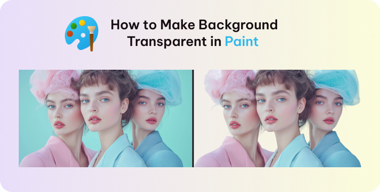 how to make background transparent in paint