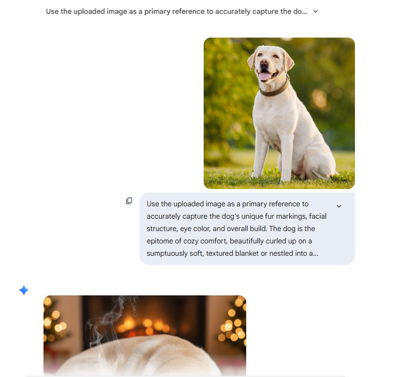 Input a AI Christmas Pet Photo