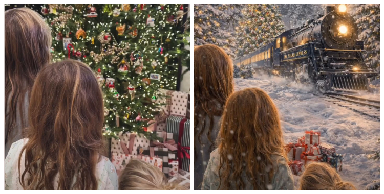 Polar Express winter wonderland