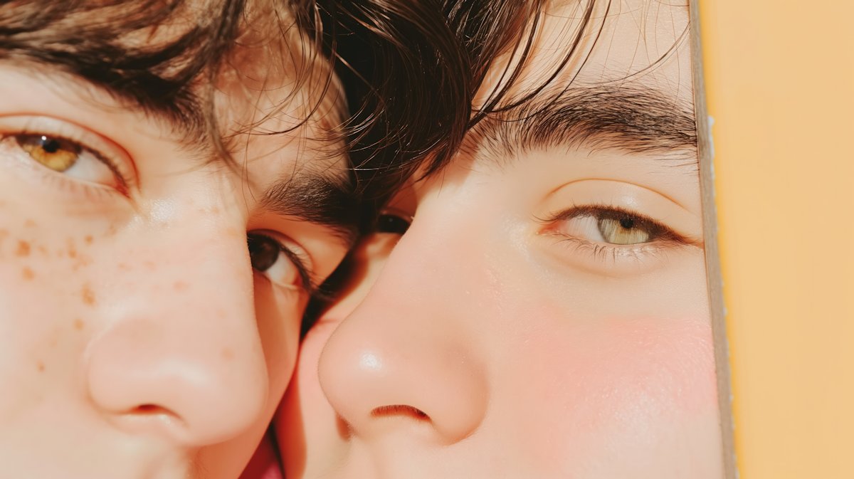 intimate portraits man